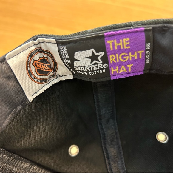 Vintage starter nhl hockey Detroit red wings Stanley cup champion 1998 hat cap - Picture 3 of 6